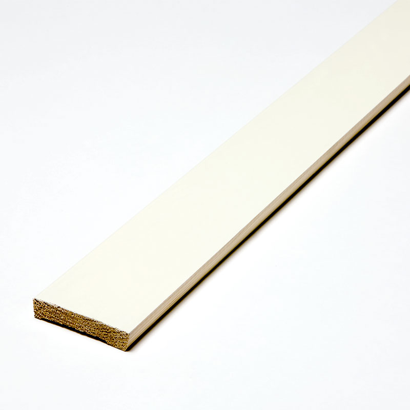 Cent Jalkalista 12x58x3300 Mm Valkoinen Cent 12 Mm, Puu, 16,5 M/pakkaus
