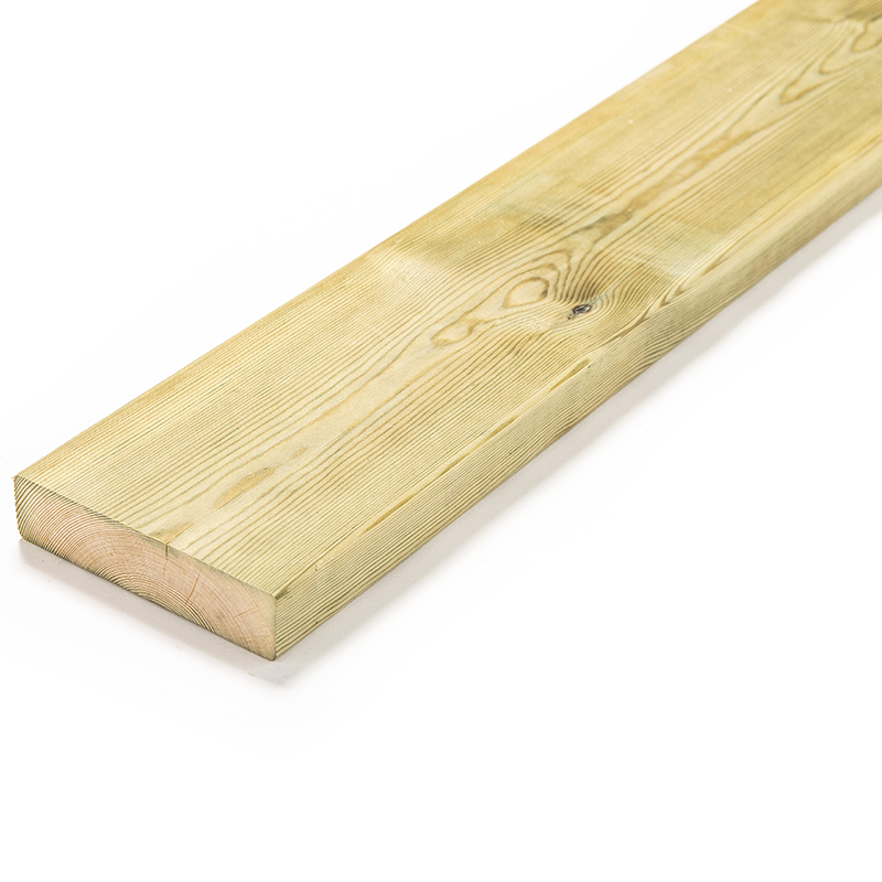 28x120 Terassilauta Vihreä Kestopuu Ntr/ab, Höylätty