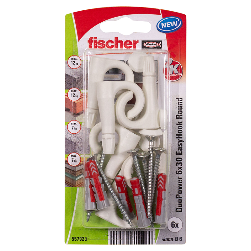 Fischer Duopower 6x30mm Easyhook Rh K Nv Fischer 6kpl