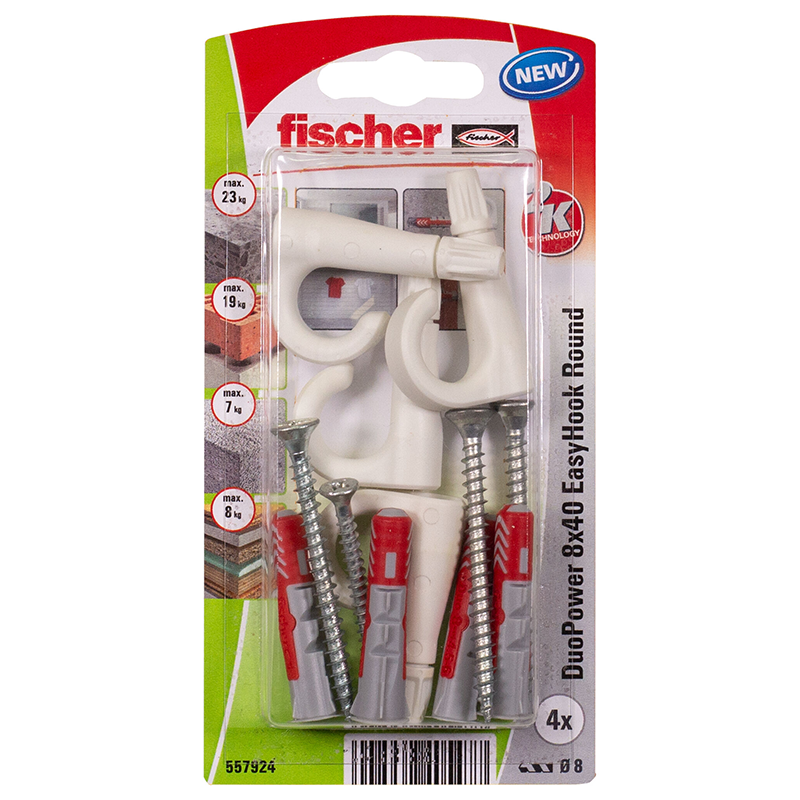 Fischer Duopower 8x40mm Easyhook Rh K Nv Fischer 4kpl