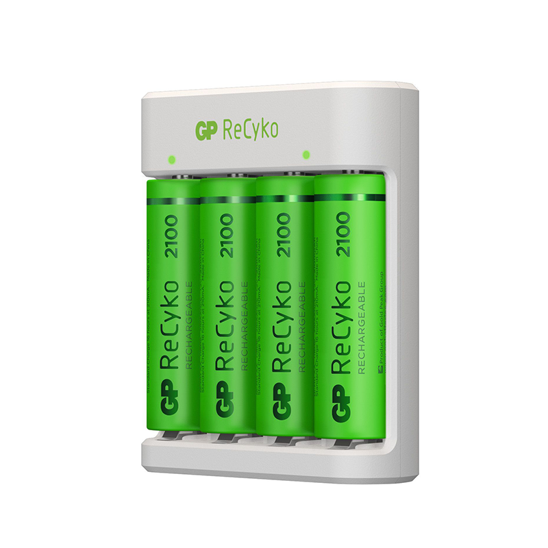 Gp Recycko Akkulaturi 4 Kpl Aaa 4st Aa 2100mah