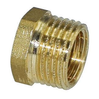 Supistusnippa 1/2" - 3/8" Messinki Watergear 1/2-3/8