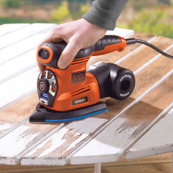 Black & Decker Monitoimihiomakone Black & Decker Ka280k-qs Taso, Kulma, Viimeistely, Epäkesko, Autoselect