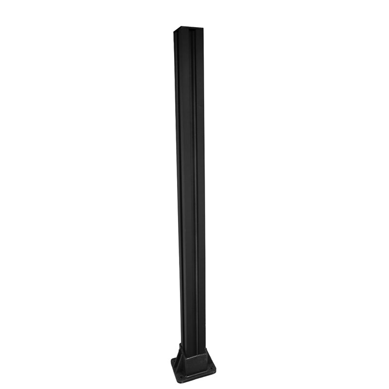 Jabo Design-sermin Tolppa Jabo Musta, 68x68x900mm, Sis. Jalan Ja Tolpan Hatun