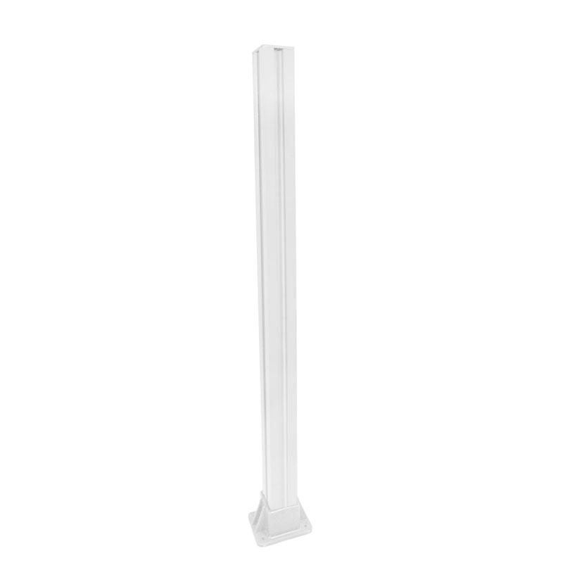 Jabo Design-sermin Tolppa Jabo Valkoinen, 68x68x900mm, Sis. Jalan Ja Tolpan Hatun
