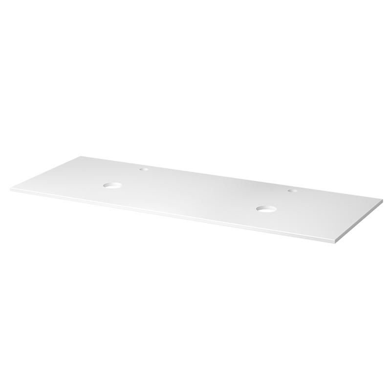Hafsen Pöytätaso Hyn 120cm Hafsen Sopii Pesuallaskaappiin Hyn, Matta Valkoinen