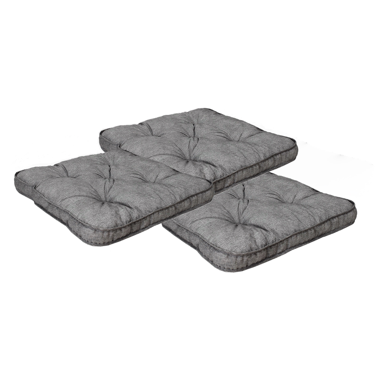 Baltic Garden Tuolityyny Malmö 3-pack, Harmaa