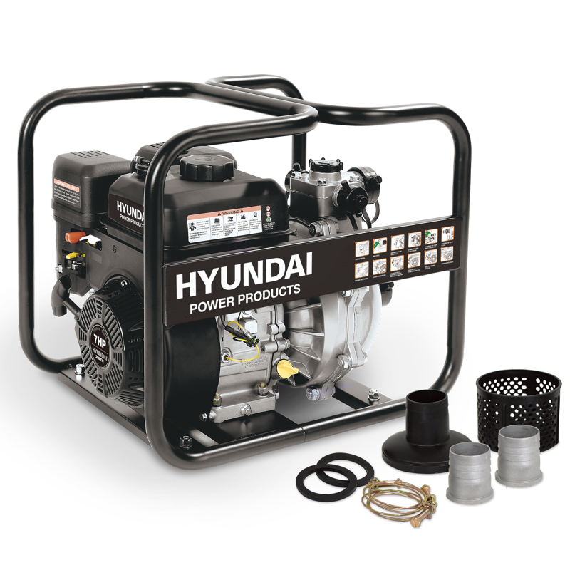 Hyundai Power Products Vesipumppu Puhtaalle Vedelle 50 Mm 208 Cc Hyundai Power Products Bensiini - Euro 95/98 (e10 Lyijytön), 1,8u