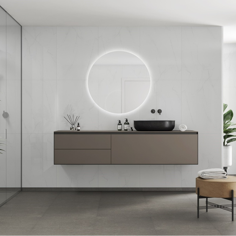 Fibo Märkähuoneen Lauta Marcato Suorakulmio 60x80 Cm 11x620x2400 Mm 11x620x2400 Mm Fibo Kirkas Marmori Kiiltävä, 11x620x2400 Mm