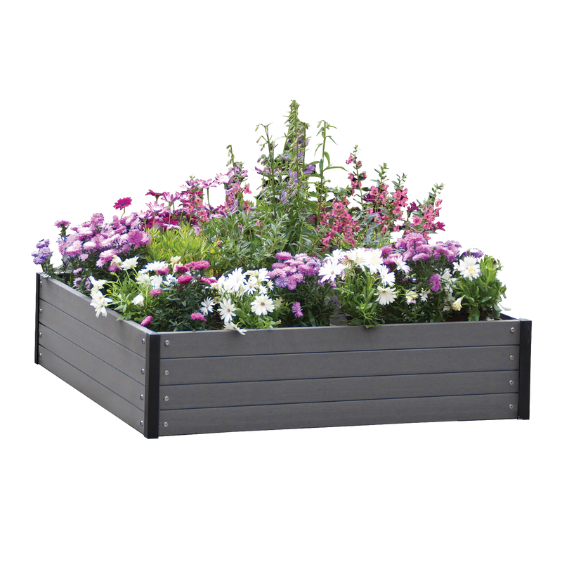 Hortus Kasvilava Wpc Antrasiitti Hortus 24 X 110 X 110 Cm
