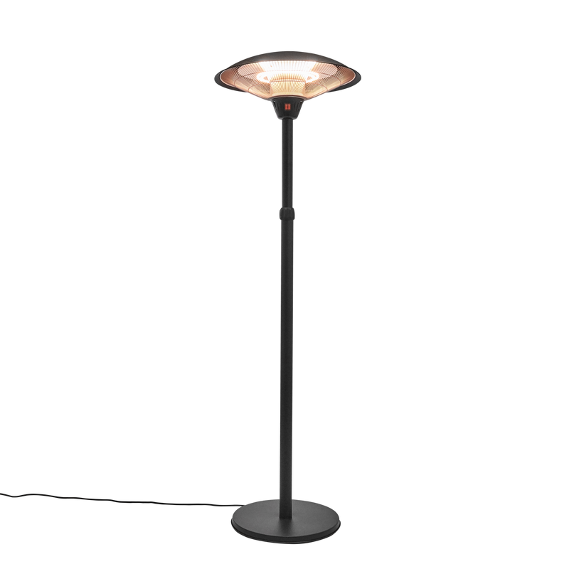 Hortus Terassilämmitin Lattiamalli 2100w Musta 160-205 Cm Pyöreä Hortus 263 Cm, 14.6 Kg