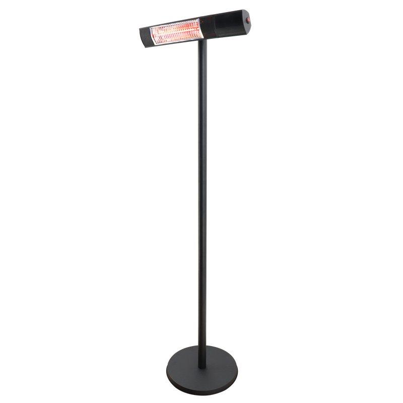 Hortus Terassilämmitin Lattiamalli 500/1000/1500w Kaukosäädin Rgt Hortus Musta