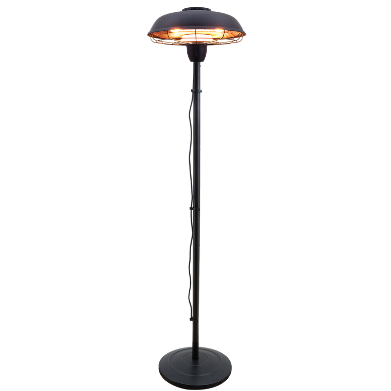 Hortus Terassilämmitin Lattiamalli 900/2100w Musta 197 Cm Pyöreä Teollinen Hortus 236 Cm, 11.9 Kg