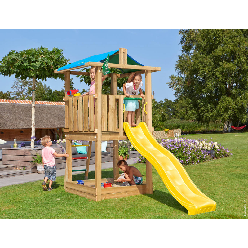 Jungle Gym Leikkitorni Täydellinen Hut Slide