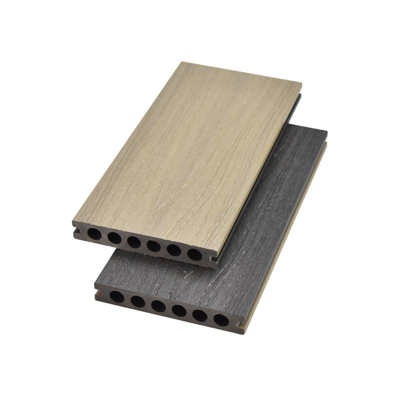 Cent Terassilautaa Puukomposiitti Särkkä 23x135x3600 Mm 2-puoleinen Cent 3600 Mm, Antiikinharmaa / Antrasiitti, 3,6 M/pakkaus