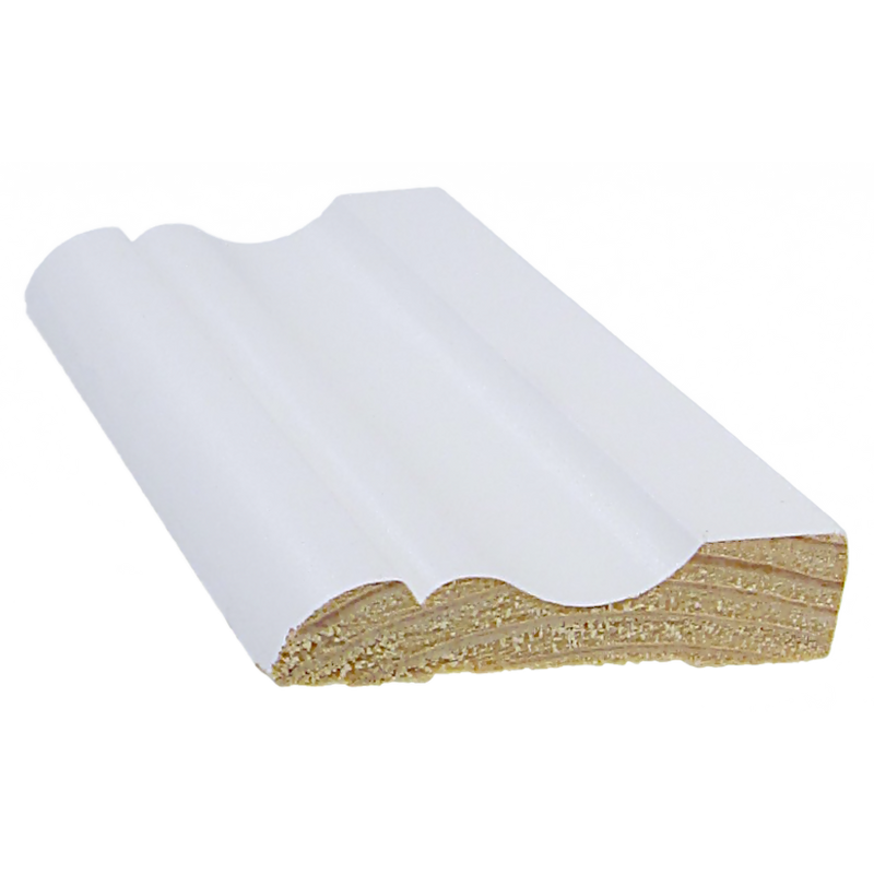 Cent Jalkalista Koriste 15x69x3300 Mm Valkoinen Cent 15 Mm, Puu, 16,5 M/pakkaus