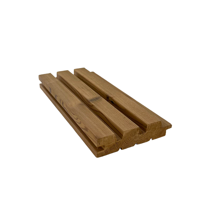 Cent Lämpöpuupaneeli Rima-3 28x120x4500 Mm Kuusi Lämpökäsitelty Cent Puu, Lämpökäsitelty, 13,5 M/pakkaus