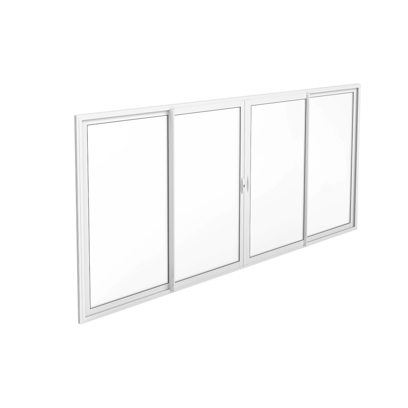 Aluwhite Liukuovi Vinter 4 Osaa 4900 Mm