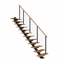Spartrappa Design Sydney Ek Oljad Rak Svart Dolle