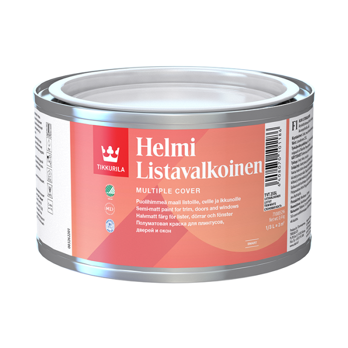 LISTDÖRRFÖNSTERFÄRG VIT