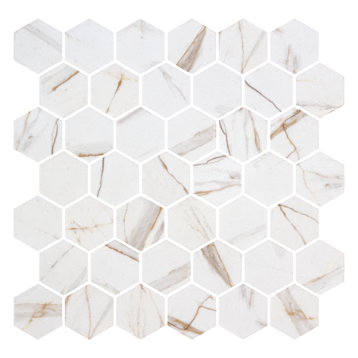 NÄYTE MOSAIIKKI HEXAGON XL CALACATTA GOLD