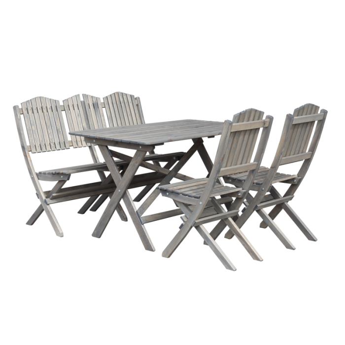 Utomhusstol Visby Fällbar 2-pack Baltic Garden