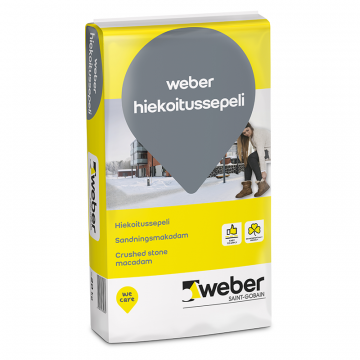 Hiekoitussepeli 3-6 mm Weber