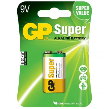 Akku GP Super Alkaline 9V