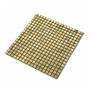 MOSAIIKKI GOLDEN STAINLESS STEEL 1,5X1,5