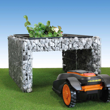 Kivikori Istutettava Autotalli Robottiruohonleikkurille Gabion Bellissa