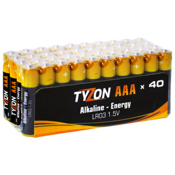 Batteri AAA 40-pack TyZon