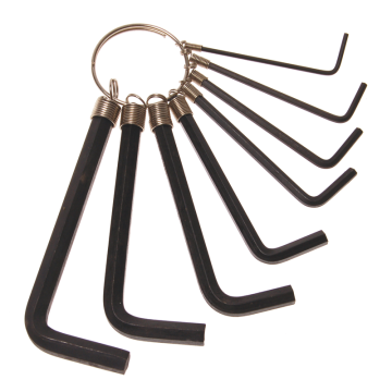 Insexnyckel Set i Nyckelring 1,5–6 mm 8 delar Millarco