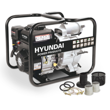 Vattenpump för Renvatten/Smutsvatten/Kemikalier 80 mm 208 cc Hyundai Power Products