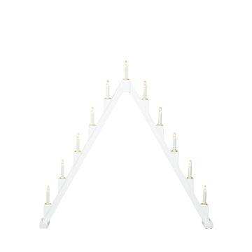 sähköinen kynttilänjalka 11 Kynttilä taittuva puinen koristerenkailla 86 cm Gnosjö Konstsmide
