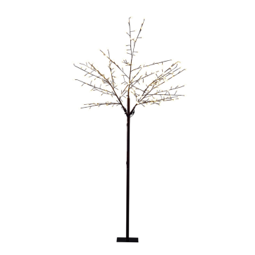 Ulkouima valo koristelu Ruskea puu 250 cm Kirsikka LED Gnosjö Konstsmide