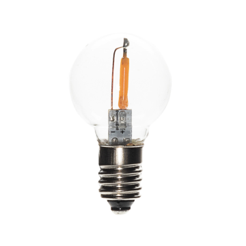 Varalamppu Sisällä Universal LED Lämmin valkoinen E10 14-55V 0.3W AC/DC Globe Gnosjö Konstsmide