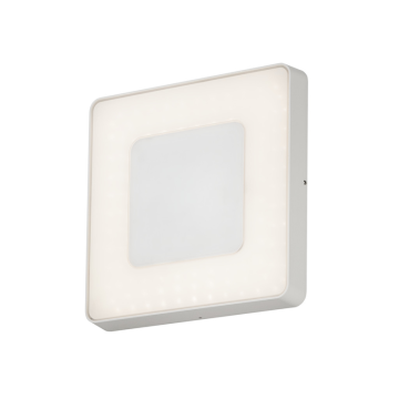 Seinävalaisin Ute Carrara Square HP-LED 25W valkoinen Gnosjö Konstsmide