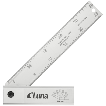 Kulmakoukku Alumiini Säädettävä 300 mm Luna Tools