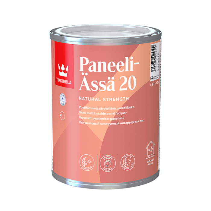PANEELI-ÄSSÄ 20 PANEELILAKKA EP VÄRITÖN SÄVYTETTÄVISSÄ