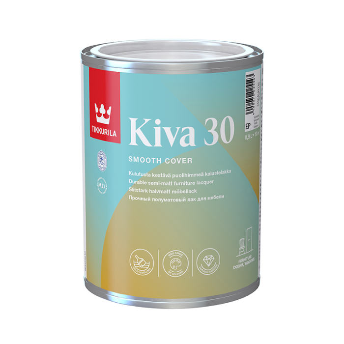KIVA 30 KALUSTELAKKA EP VÄRITÖN SÄVYTETTÄVISSÄ