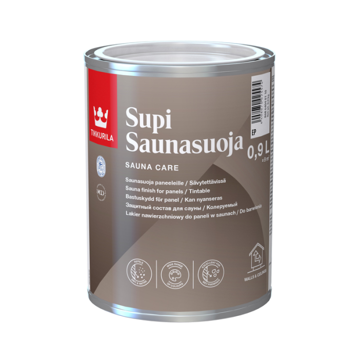 Saunasuoja Supi EP 0,9 L Tikkurila Saunasuoja Supi EP 0,9 L Tikkurila