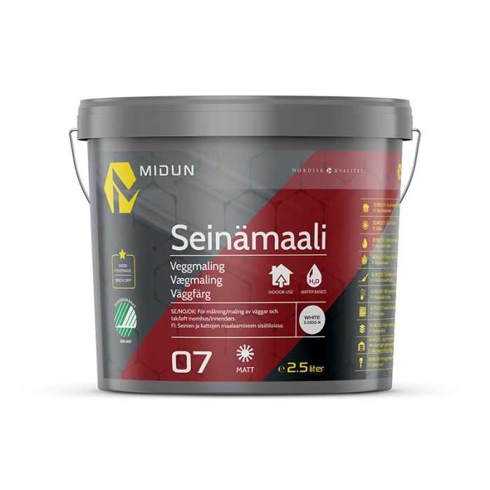 Väggfärg Matt Vit
