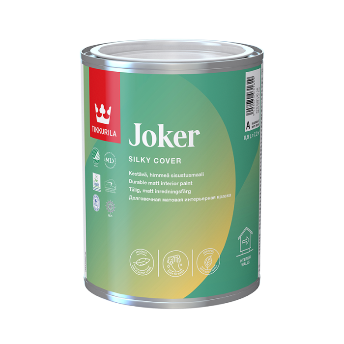 JOKER SISUSTUSMAALI A VALKOINEN SÄVYTETTÄVISSÄ
