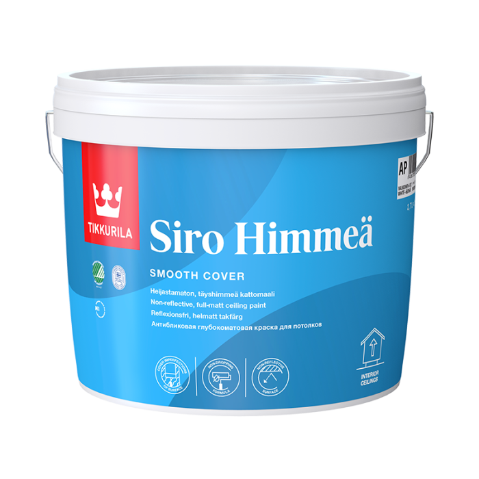 SIRO HIMMEÄ SISÄKATTOMAALI AP VALKOINEN SÄVYTETTÄVISSÄ