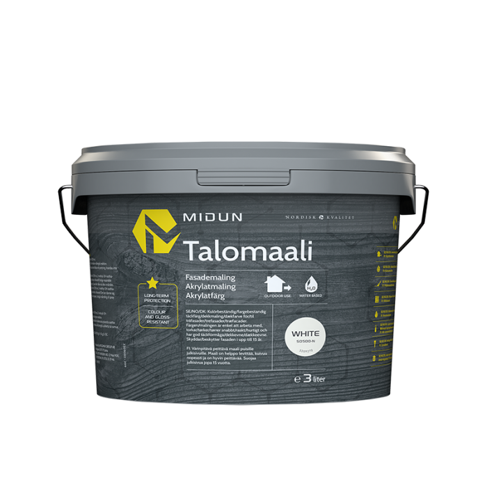 Akrylaatti Talomaali V Valkoinen