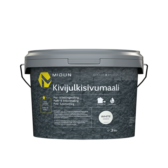 Kivijulkisivumaali V Valkoinen Kivijulkisivumaali V Valkoinen