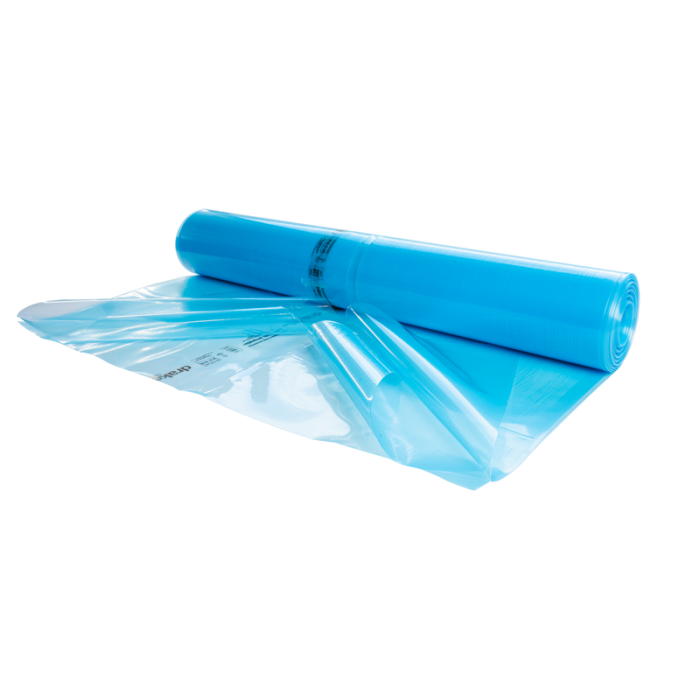 Åldersbeständig Byggfolie 0,12 mm x 2,7 x 12,5 meter