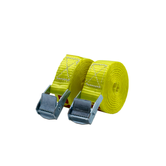 Spännband med Kamlåssurrning  2,5m x 25 mm 2-pack