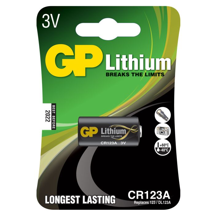 Akku GP Lithium CR123A