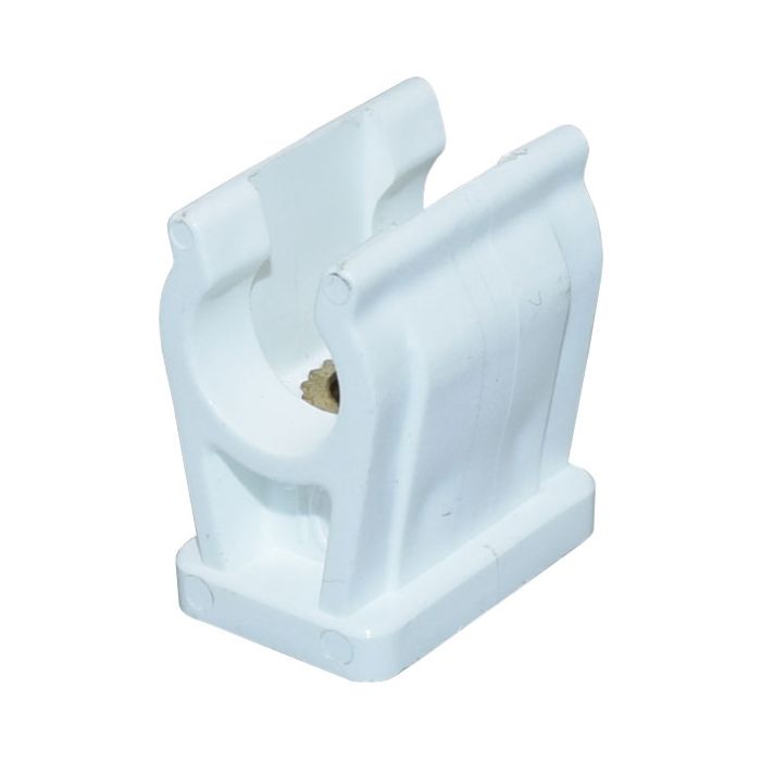 Rörhållare 10 mm 1-Del Vit Watergear